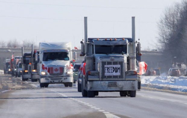 truckers-arrive-in-ottawa-to-protest-covid-19-vaccine-mandate