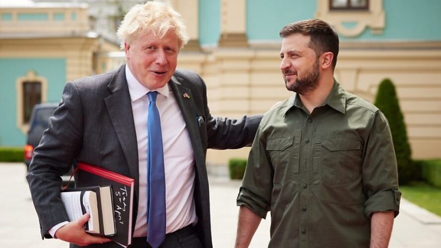 Ukraine war: Boris Johnson travels to Kyiv to meet Volodymyr Zelensky